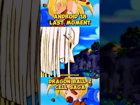 Classic Dragon Ball Z - When Semi-Perfect Cell ate Android 18 to achieve its perfect form