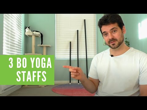 3 Bo Yoga Staffs