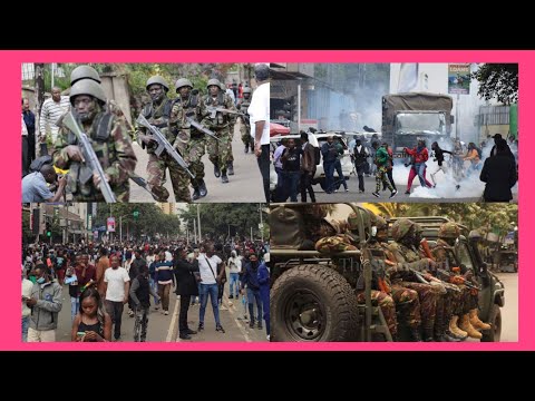 MAPINDUZI! Running battles in Nairobi as POLICE ENCOUNTERS WITH 10M GEN Z |TIGHT SECURITY DEPLOYED