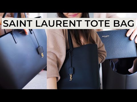 SAINT LAURENT YSL SHOPPING TOTE BAG | 4 year wear & tear in-depth review | luxury designer tote