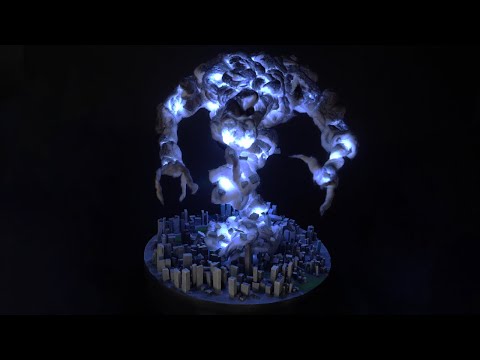 I made a Living Tornado destroying a City