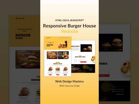 Restaurant Website Using HTML CSS & JavaScript  #coding #webdesign #webdevelop #htmlcsstutorial