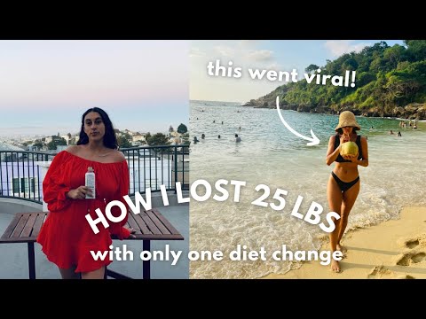 how I lost 25 lbs in 12 months with one diet change | wellness journey & weight loss tips