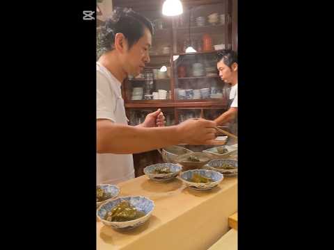 京都 四条河原町 食堂おがわさんの鮑フライと肝ソースが最高。#shorts