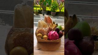 Living with the locals here in Bali! #snacks #bali #fruit #travelvlog #livinginbali #livingabroad