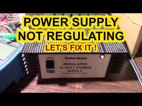 12 volt power supply stopped regulating - What went wrong?