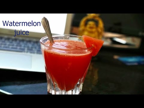 Home Made Watermelon Juice Recipe | Telangana Ruchulu