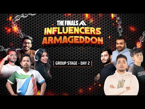 Live 🔴 THE FINALS Influencers Armageddon — Group Stage Day 2 — Eagle vs Mili vs Mercy vs Hades |