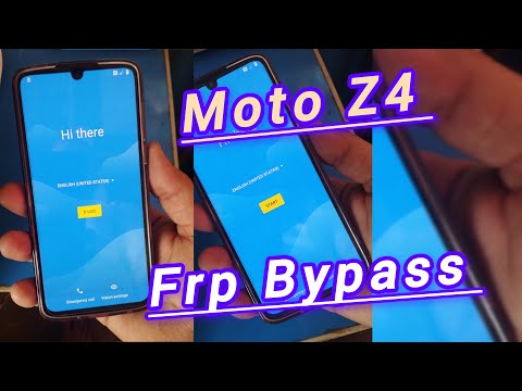 Moto Z4 XT1980 FRP Bypass Android 10 Without PC  moto z4 frp bypass android 10  2024