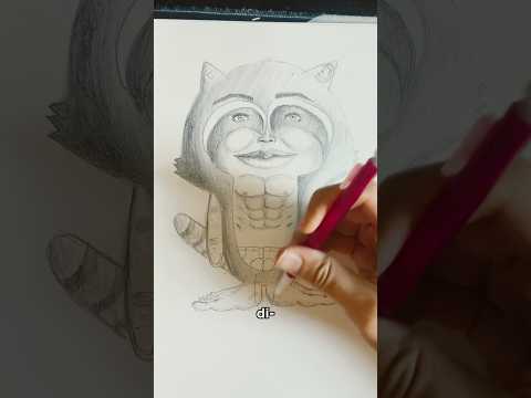 How to Draw a Realistic Raccoon 🦝