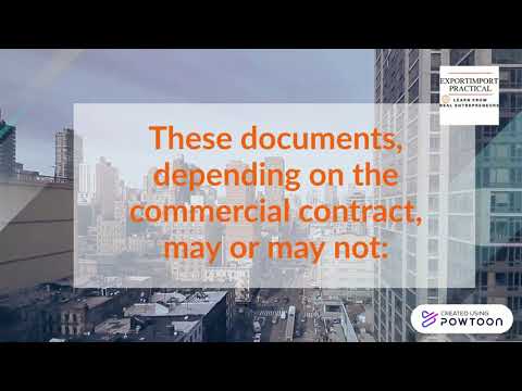 What are the basic documents necessary for exporting and importing?