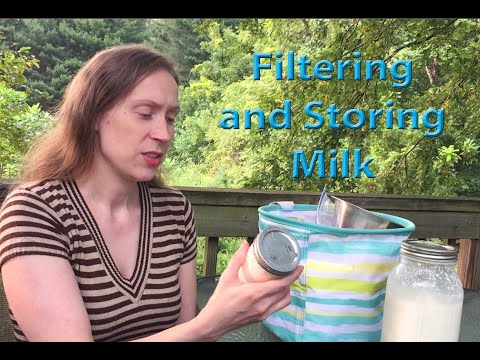 How We Filter and Store Goat Milk