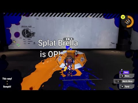 The Splat Brella is OP in Splatoon 3 (splat brella tutorial)