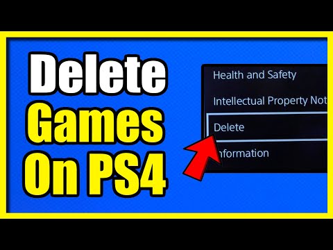 How to Delete Games on PS4 & Save Space (Easy Tutorial)