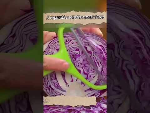 🥰 Amazing Versatile Stainless Steel Cabbage Grater & Vegetable Peeler #kitchengadgets #tools