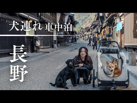 【長野 犬連れ車中泊の旅】※生命の危機！奈良井宿でヤバい奴に追いかけまわされた！