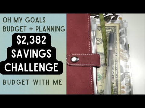 BUDGET WITH ME - $2,382 SAVINGS CHALLENGE - Update #1 | Bullet Journal Tracker Progress