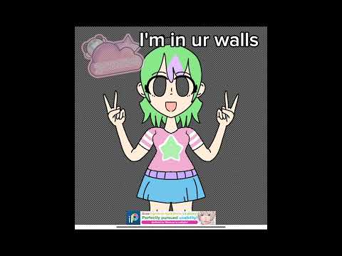 I'm in ur walls #viral #trending #fyp #art #artist #ibispaintx #speedpaint #digitalart #shorts