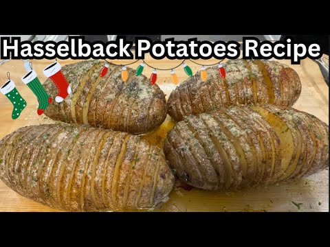 How To Make Garlic Butter Hasselback Potatoes