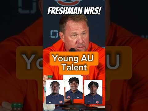 😱 Auburn’s Freshman WRs Showed Out! #WarEagle #auburn #collegefootball