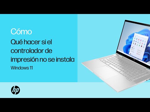 Qué hacer si el controlador de impresión de Windows 11 no se instala | Impresoras HP | HP Support