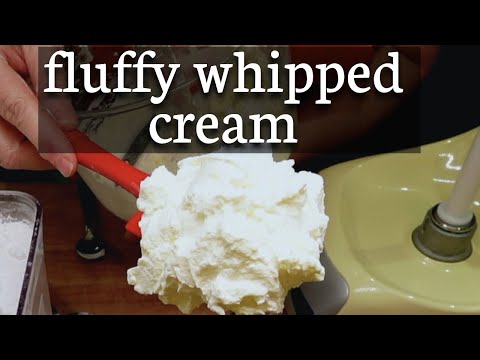 How to NOT Screw Up Making a Whipped Cream for your Desserts.