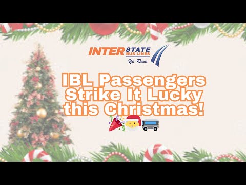 Interstate Bus Lines Christmas Lucky Draw 2020