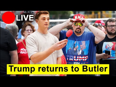 IRL live at Trumps return to Butler Pennsylvania