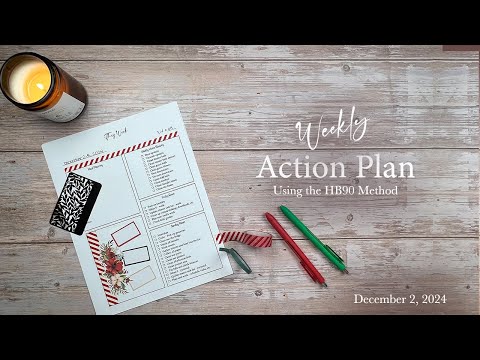 Weekly Action Plan | December 2, 2024