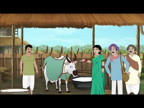 दूधवाला और जादुई गाय | Moral Stories | Magical Cow | Moral Stories | cartoon story | mishutoons