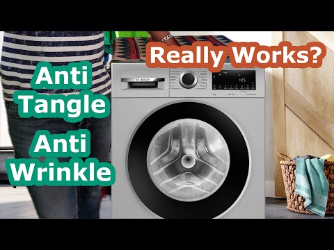 Bosch Washing Machine Demo |Anti Tangle & Anti Wrinkle Feature | What is Anti Tangle Anti Wrinkle