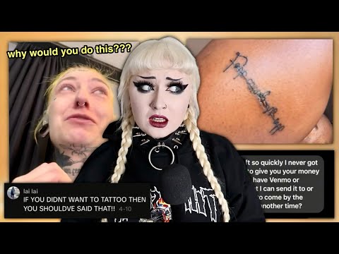 The WORST Tattoo Artist on TikTok..