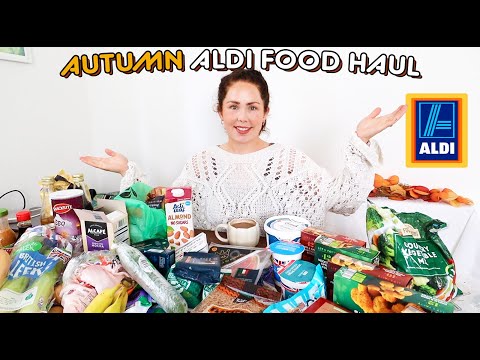 HUGE AUTUMN ALDI FOOD HAUL WITH PRICES | Budget Meal Plan | Family Meal Ideas October 2023