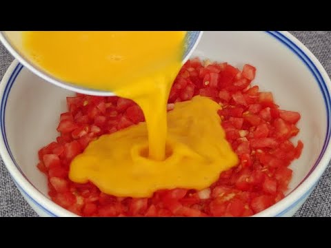 Pouring 2 Eggs into Tomatoes: You Won't Believe How Delicious It Is!