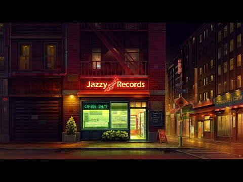 nights at the record shop. 💿 jazzy lofi mix