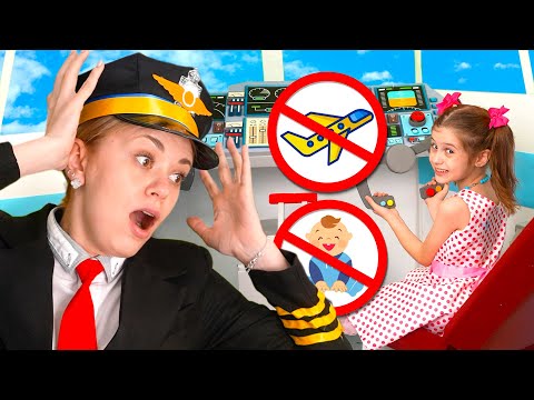 Eva and Friends Airplane adventures and Safety rules for kids