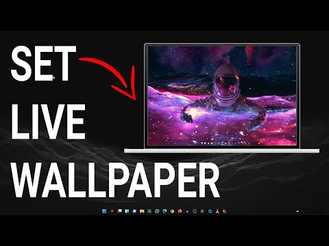 How to Setup Live Wallpaper on Windows 11 | Set Any Video As Desktop Wallpaper!