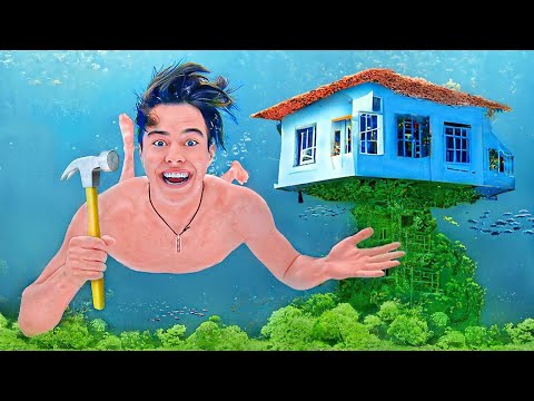 I Built An Underwater House!