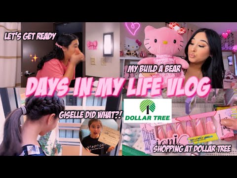 DAYS IN MY LIFE VLOG: hello kitty build a bear, Houston trip, dollar tree run, & scary situation..