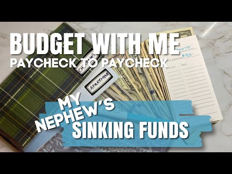 Budget With Me - Paycheck to Paycheck & Stuffing Cash Envelopes | MY NEPHEW’S BUDGET PART 2