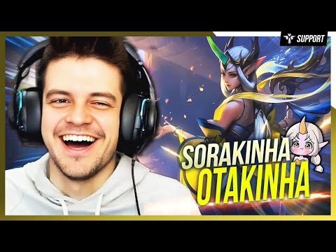 Como é jogar com uma SORAKA JAPONESA no League of Legends? 🦄🎌