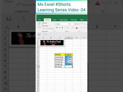 24 #Shorts How to Use Data Bars in Excel || MS Excel Tricks & Tips