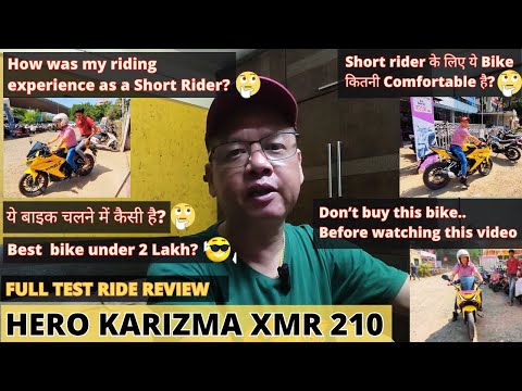 Full Ride Review of Hero Karizma XMR 210 | My riding experience as a Short Rider? #herokarizmaxmr