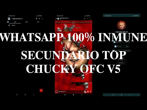 WHATSAPP CHUCKY V5 SECUNDARIO ULTRA TOP 100% INMUME 😈🤯(VER TODO EL VIDEO PARA SER INMORTAL) LINK ⬇️