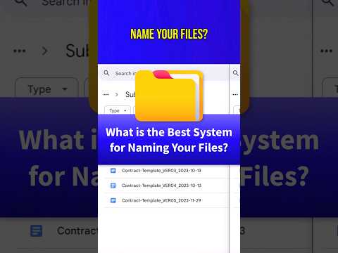 Name Your Files like THIS!