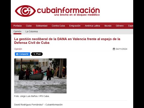 El valor de la vida: la Dana y los huracanes en Cuba