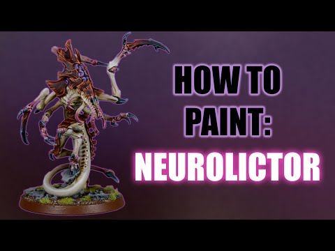 Tyranid Neurolictor - Contrast Painting Guide - Warhammer 40k Hive Fleet Kraken