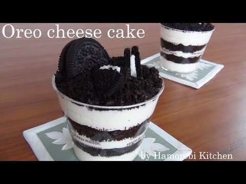 SUB【Easy recipes】How to make Oreo cheese cake　#oreocheesecake　#nobake