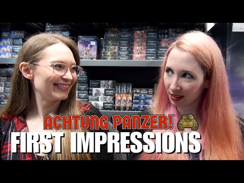 First Impressions of ACHTUNG PANZER Bolt Action WWII Tank Wargame!