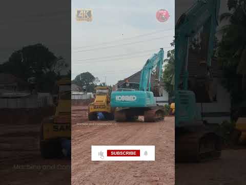 Excavator and Dozer Just Moving